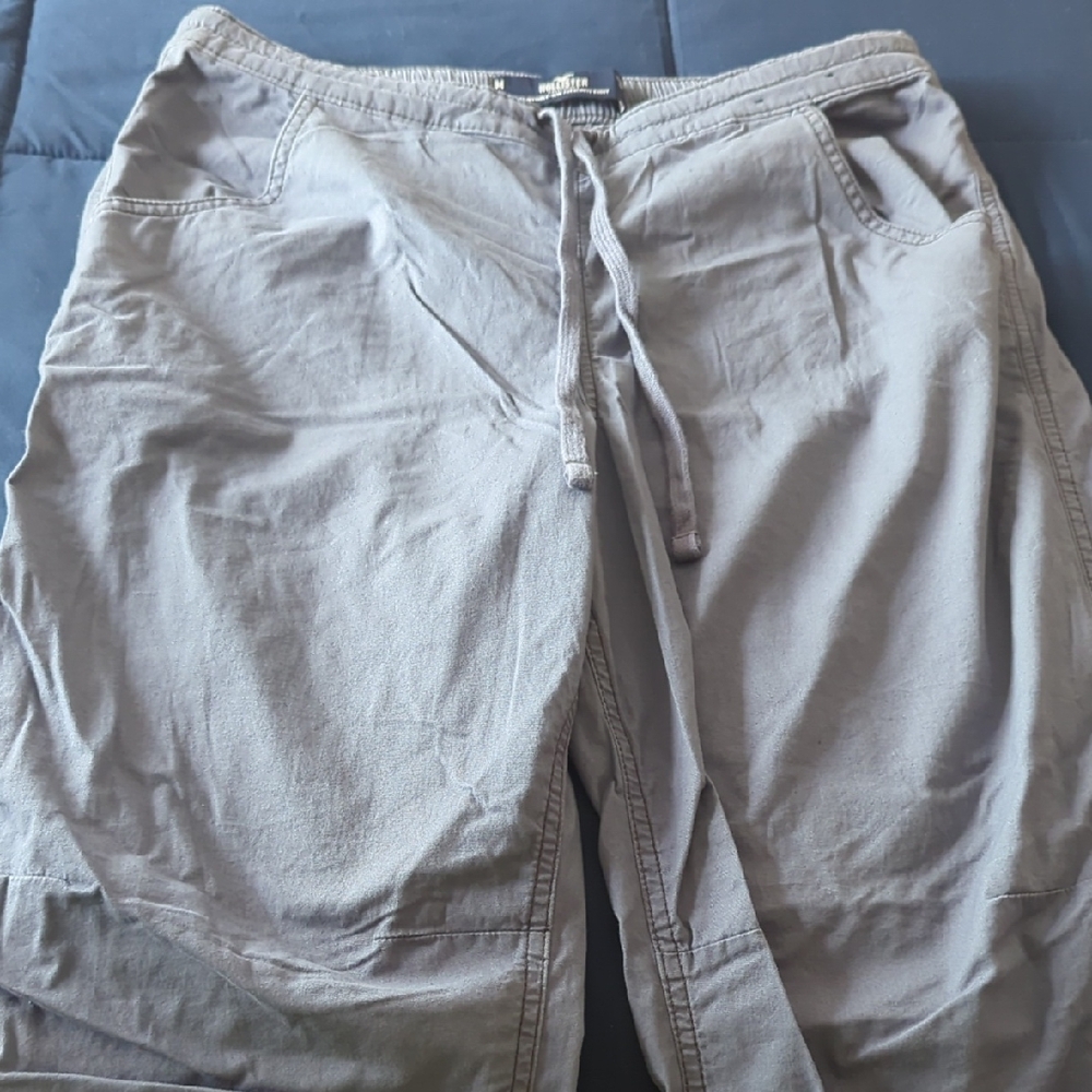 Hollister Ladies Blue Gray Parachut Joggers